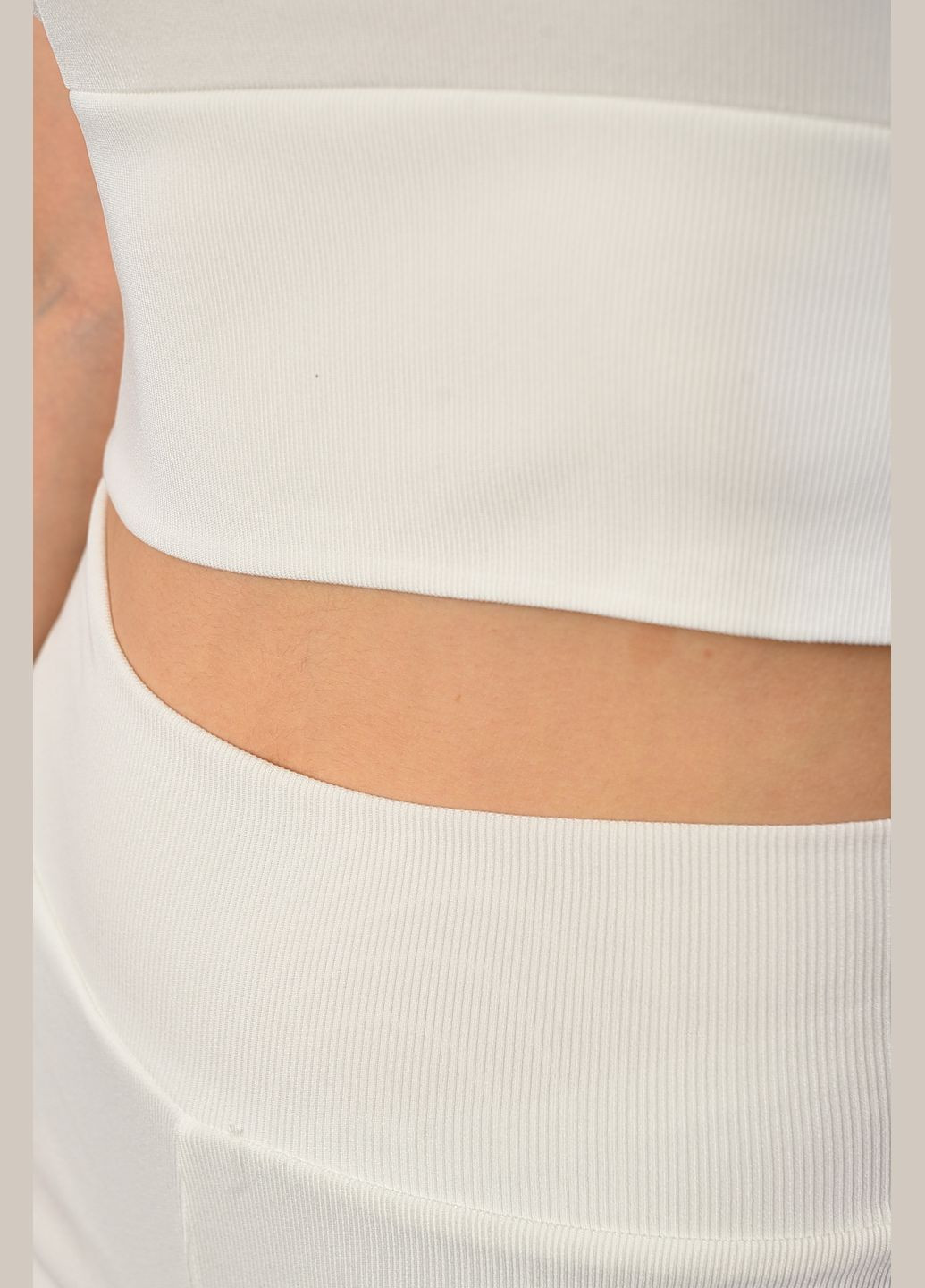 Костюм женский белого цвета Let's Shop (296551652)