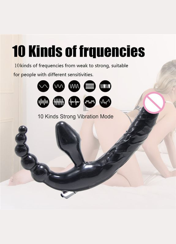 Страпон для секс-ігор жіночий та чоловічий якісний силіко No Brand (302238830)