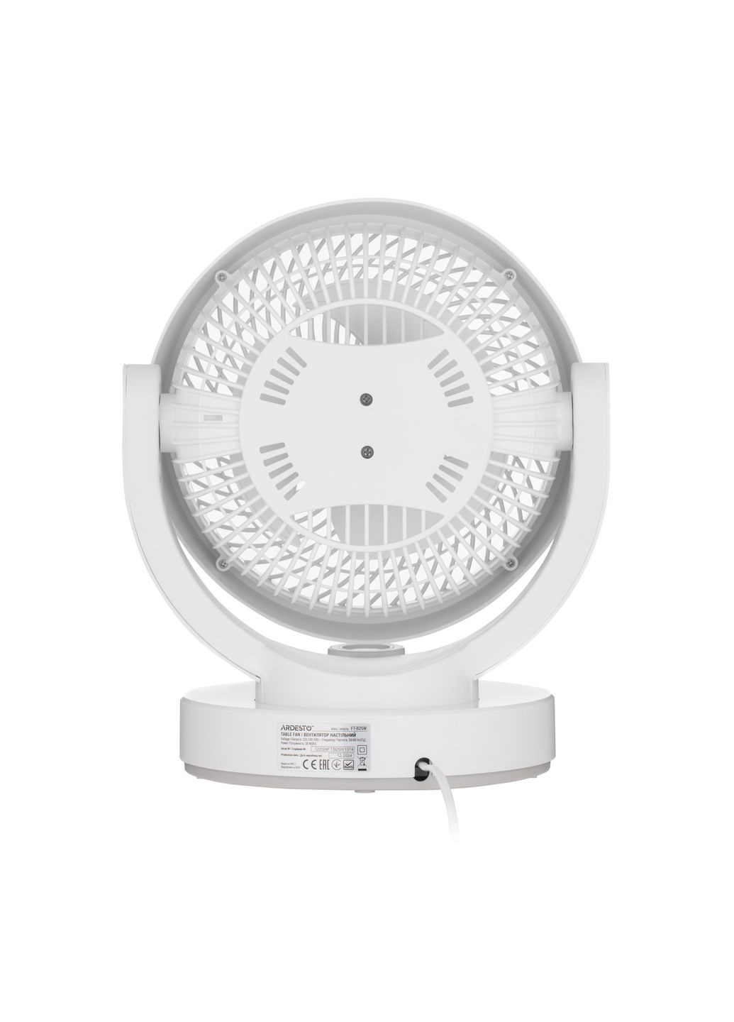 Вентилятор FT-B25W настольный, 15см, 30Вт, Ardesto (342113974)