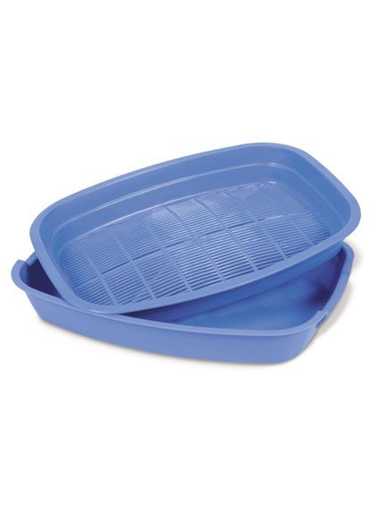 Туалет с сеткой для кошек, цвет микс, 36.5х27.5х5.5 см (*) Природа (334305900)