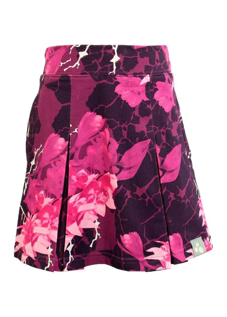 Бордовое юбка charlotte, р.92, бордовый с принтом Huppa (352164716)