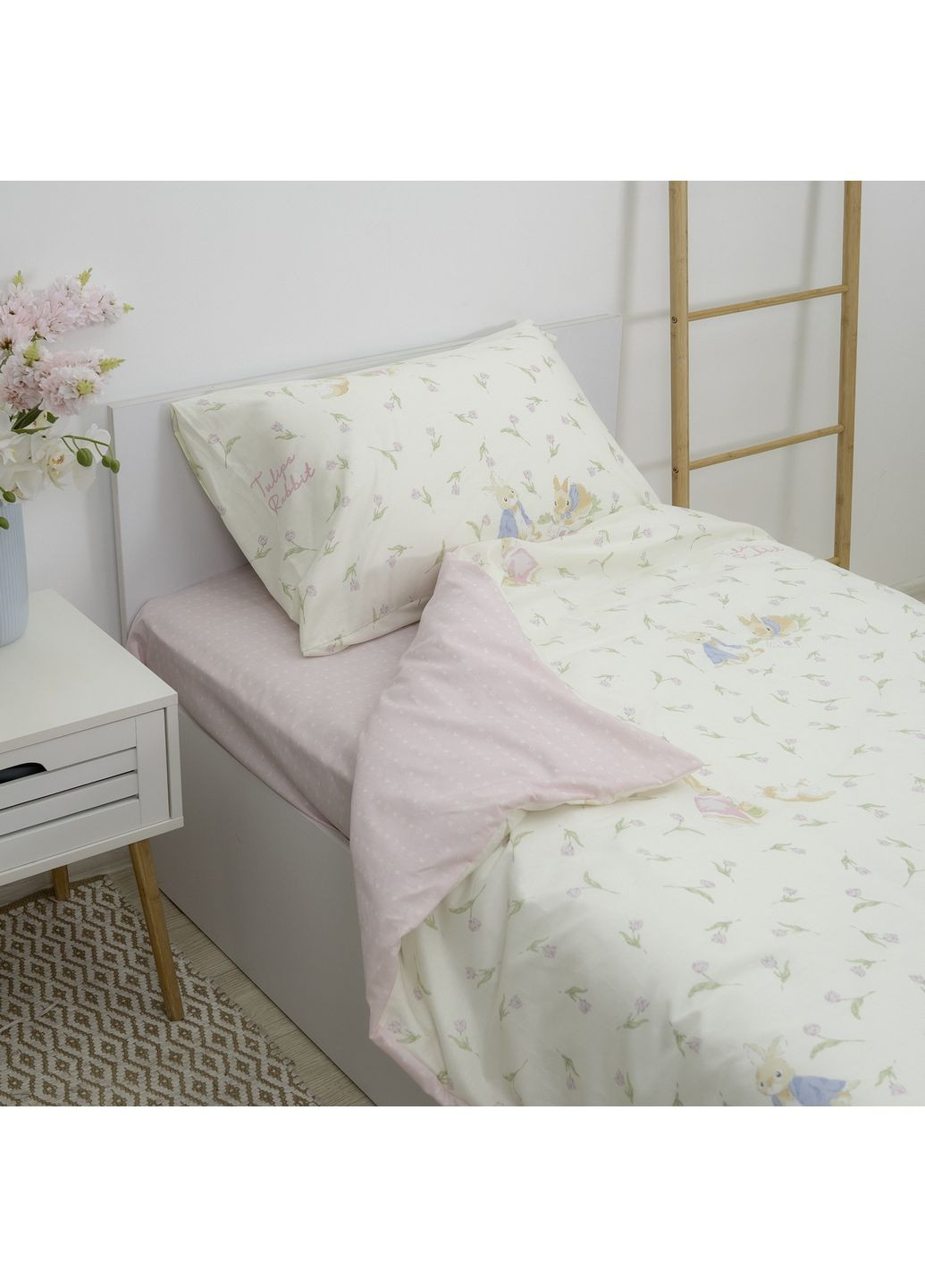 Комплект постільної білизни Підлітковий Сатин Twill 806 Viluta (371137037)