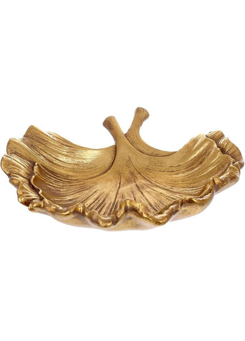 Декоративне блюдо-підставка "Гінкго" 23х22см, полістоун Bona (339778054)