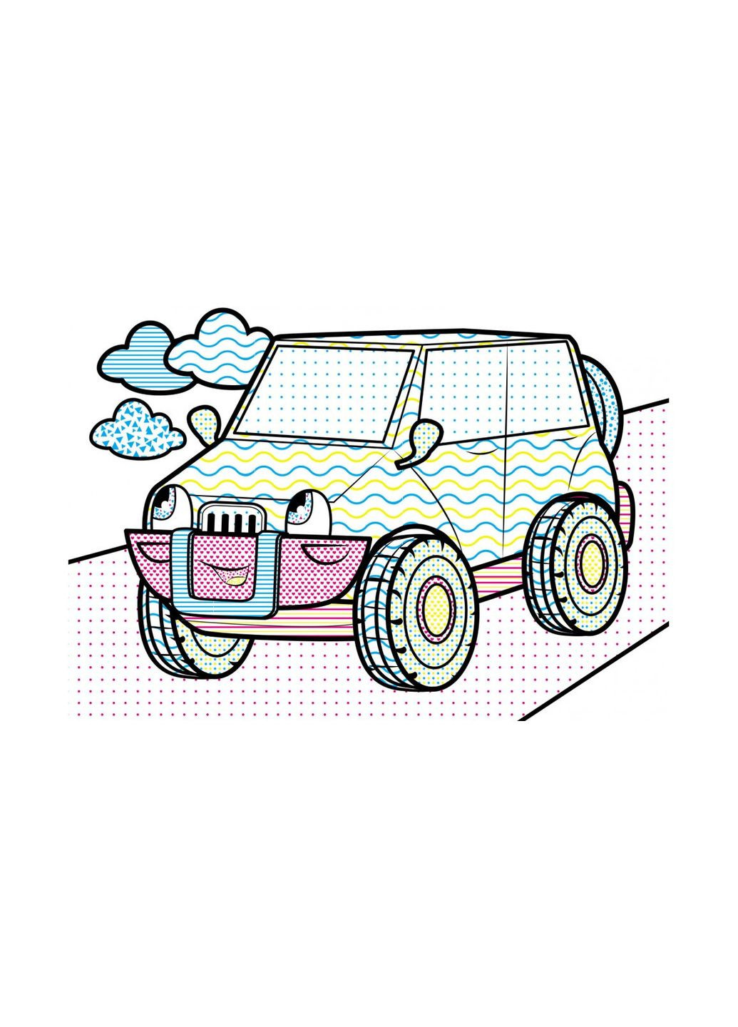 Водные раскраски (Легковая машина) (9789669139269) Пегас (316084385)