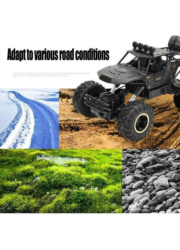 Радіокерований позашляховик Баггі зі світлодіодними фарами 2,4G 4WD 1:12 No Brand (322639919)