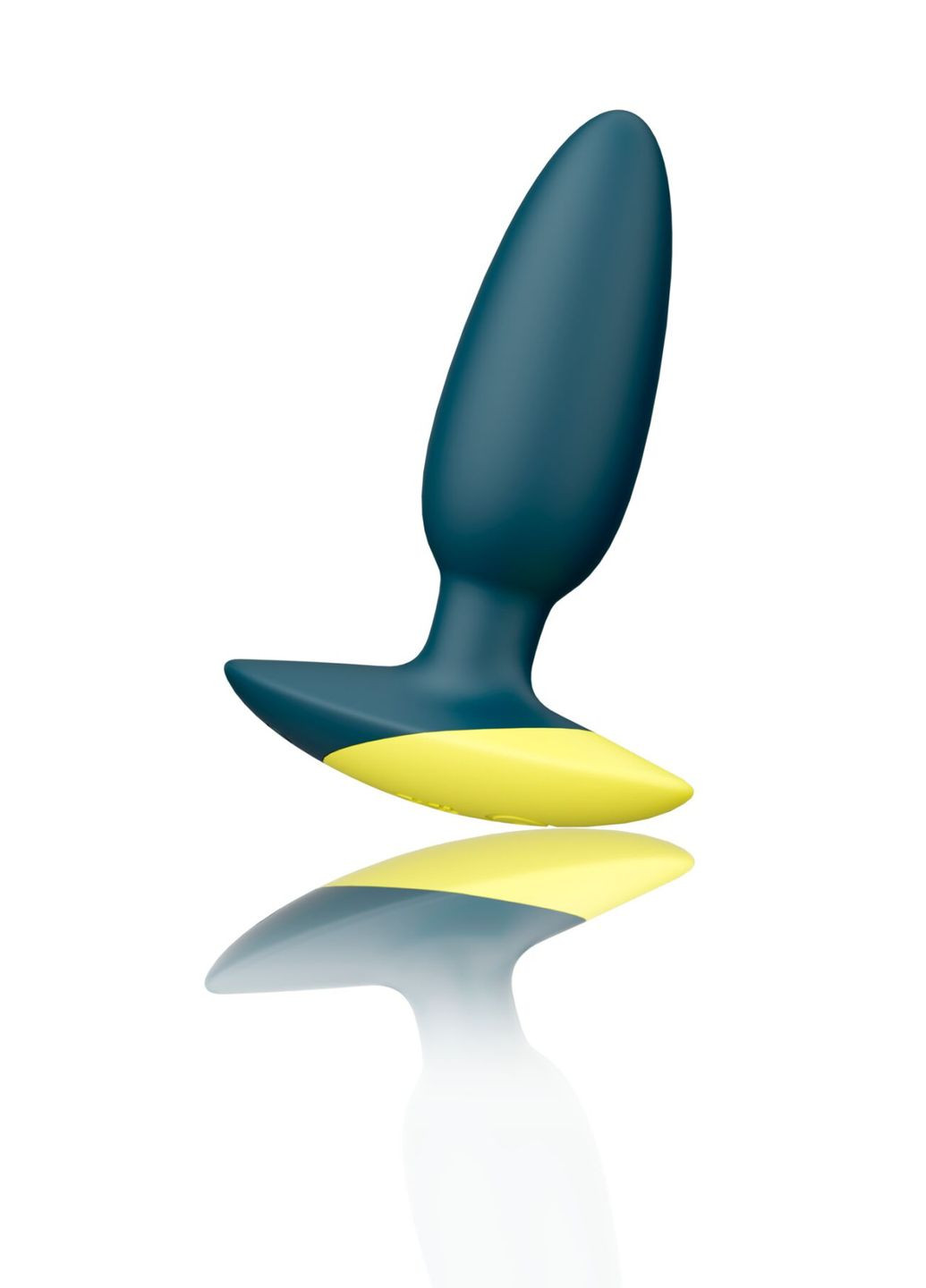 Анальная вибропробка Bass Dark Green, силикон, перезаряжаемая, макс. диаметр 3 см Romp (335391752)