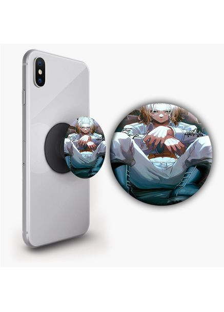 Тримач для телефону PopSockets Аніме Токійські месники #08 Чорний No Brand (304505760)