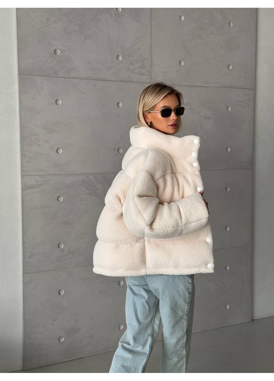 Молочная пуховик Chenille