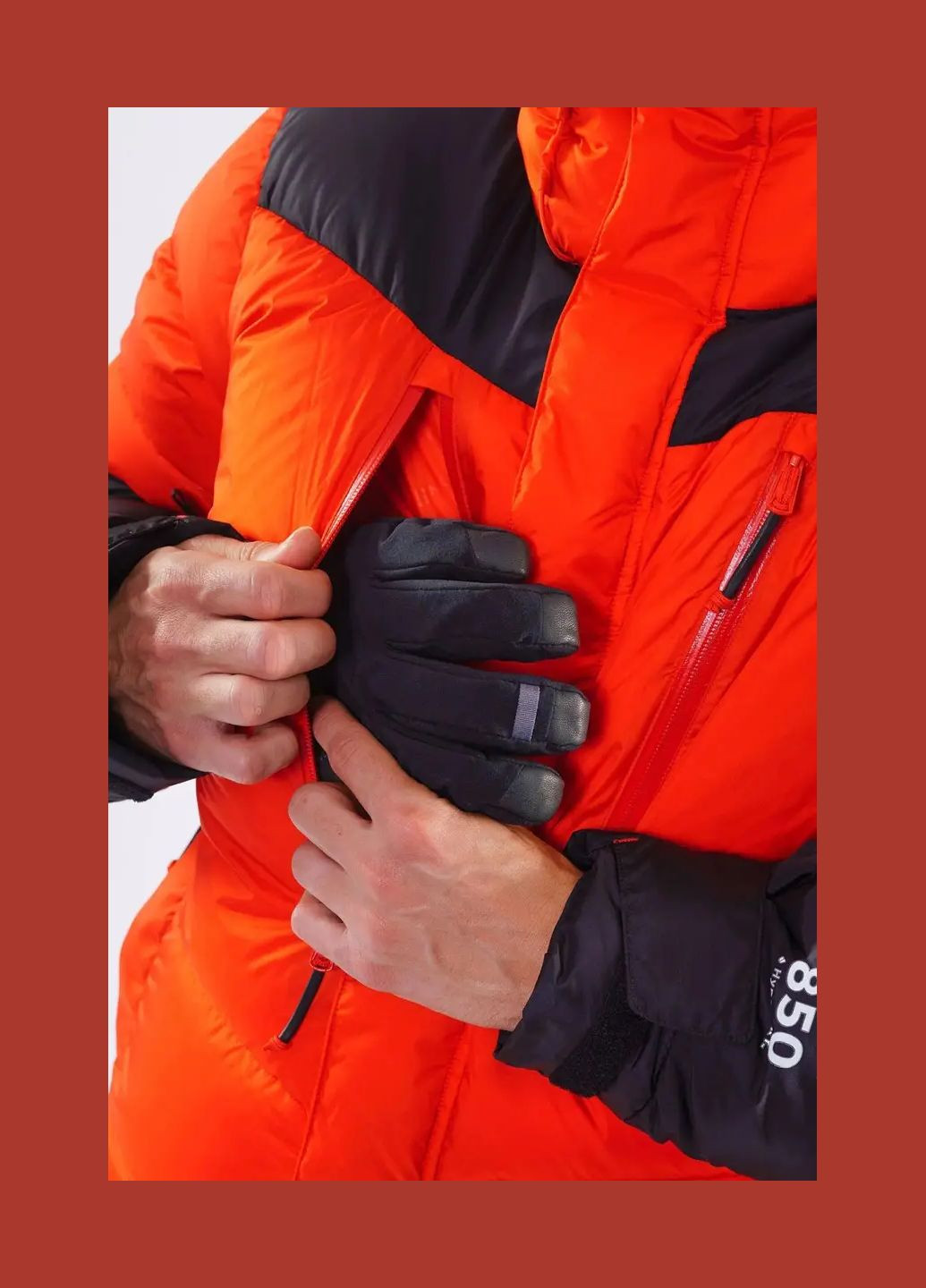 Оранжевая демисезонная куртка ontane apex 8000 down jacket firefly orange Montane