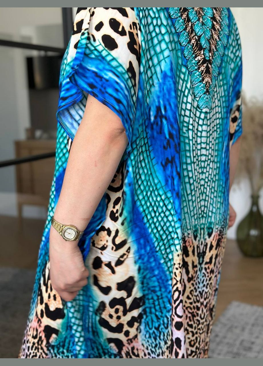 Туника женская длинная пляжная PLUS SIZE No Brand (339597536)