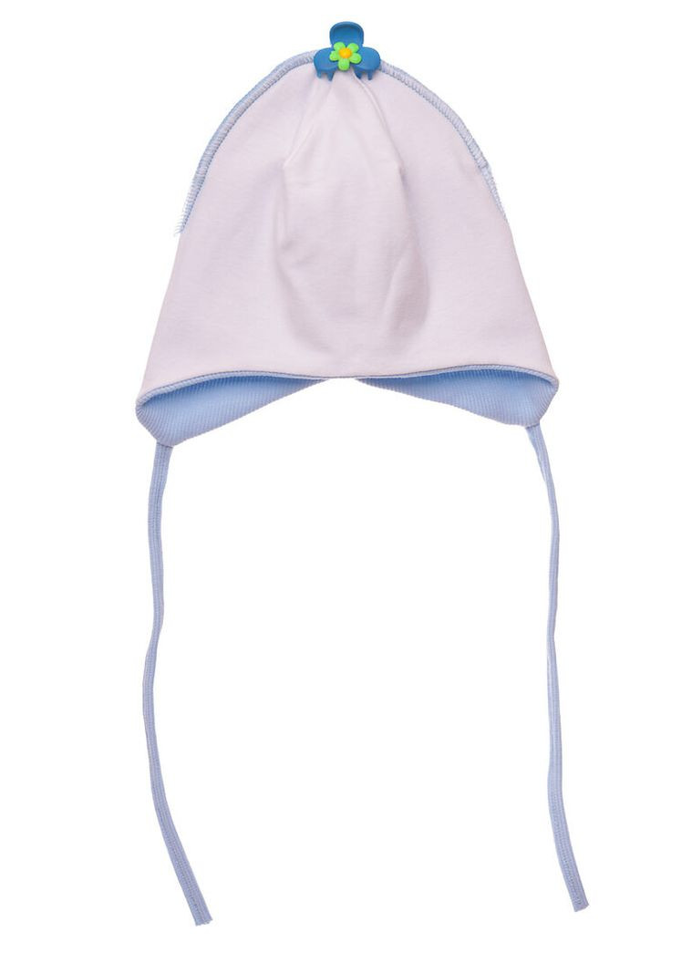 Шапка в рубчик для мальчика на трикотаже Street голубая 3м+ (50984) BABYKROHA (323469577)