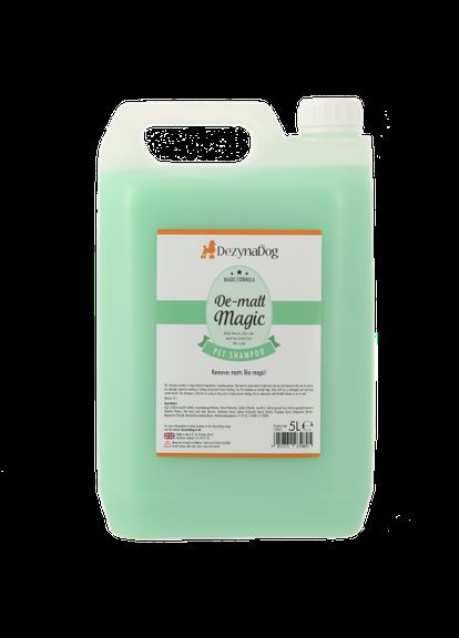 Шампунь Dezynadog De-Matt Magic для сухої пошкодженої шерсті, від ковтунів, зволоження для довгошерстних порід 5 л (*) No Brand (326068327)