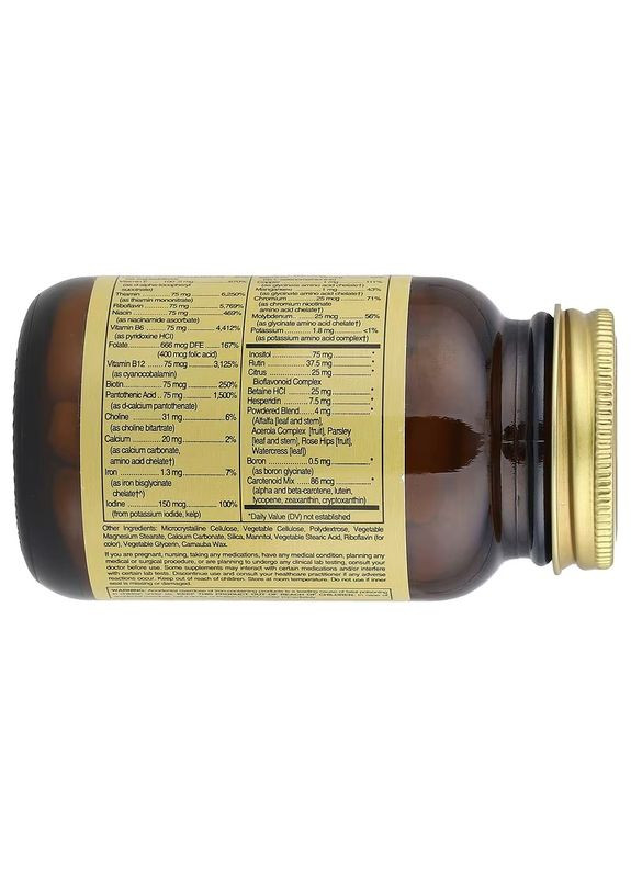 Мультивітамінна Формула, Formula VM-75,, 60 таблеток Solgar (324104197)