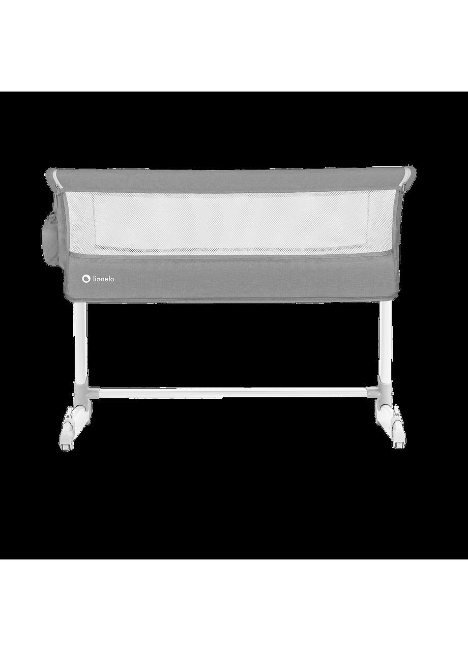 Кроватка приставная Theo Concrete, серый Lionelo LO-THEO CONCRETE (336329595)