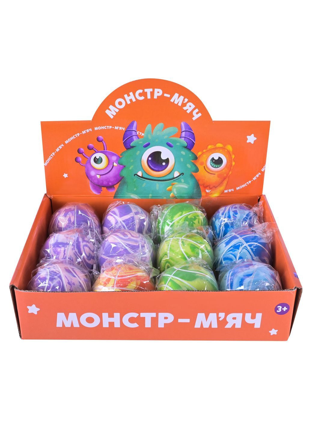 Дитячий гумовий м'яч-скокун 6 см в асортименті - No Brand PR2519 (371927668)