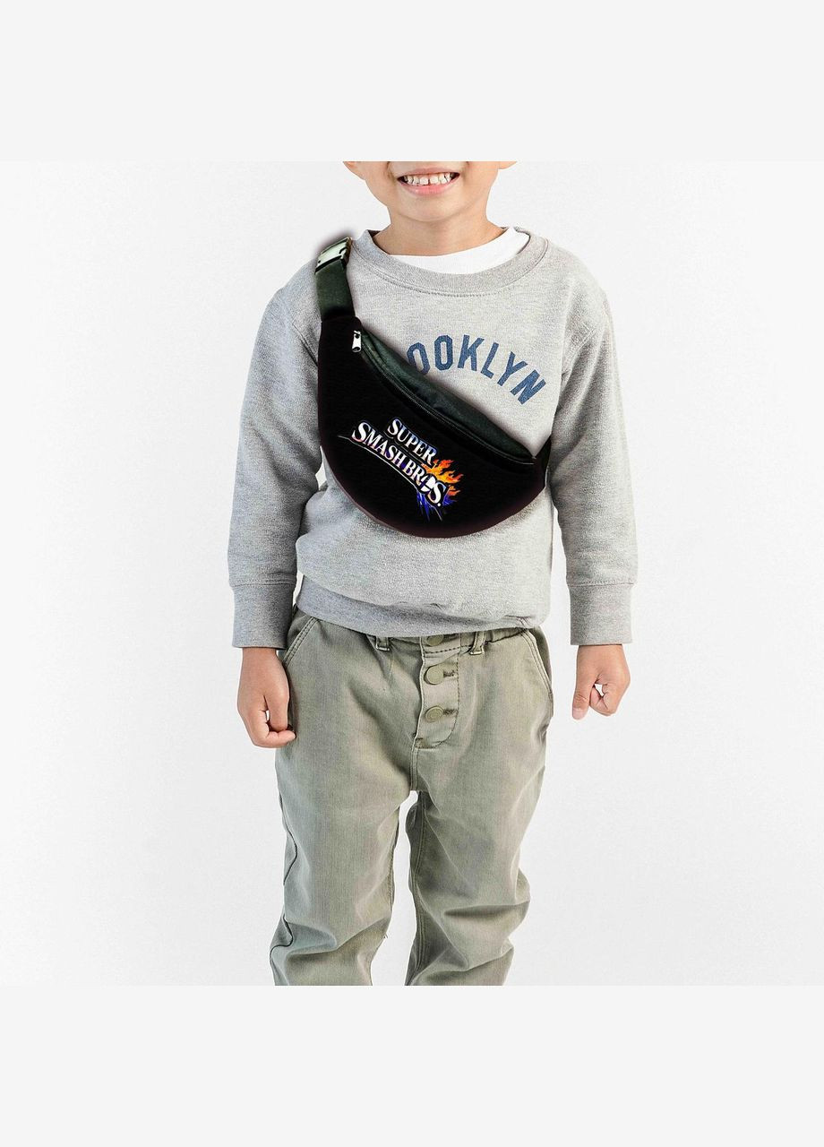 Сумка-бананка "Super Smash " з принтом, 32х15см, дитяча, молодіжна Bros (305768512)