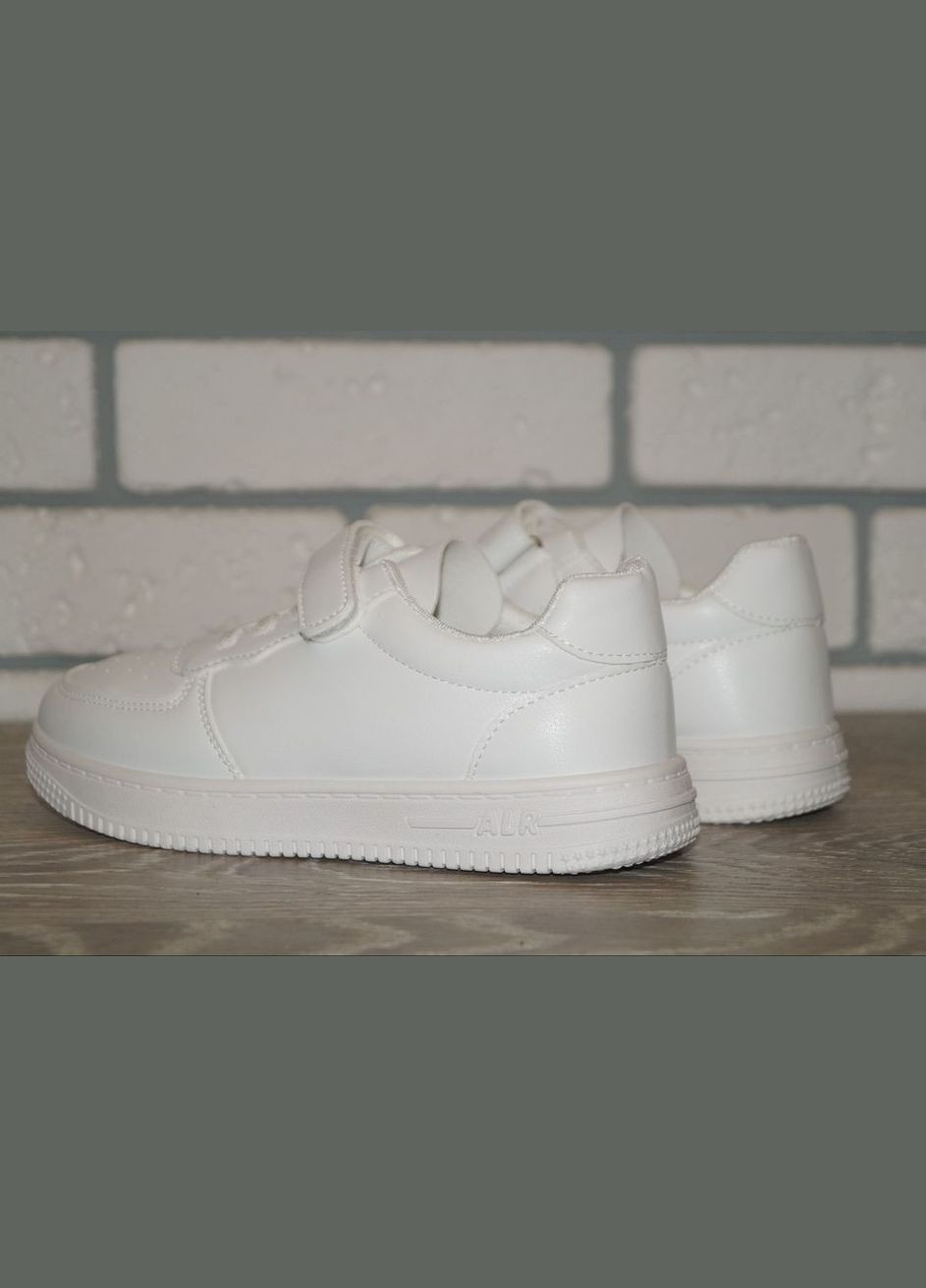 Белые демисезонные кроссовки для девочки белые ABA