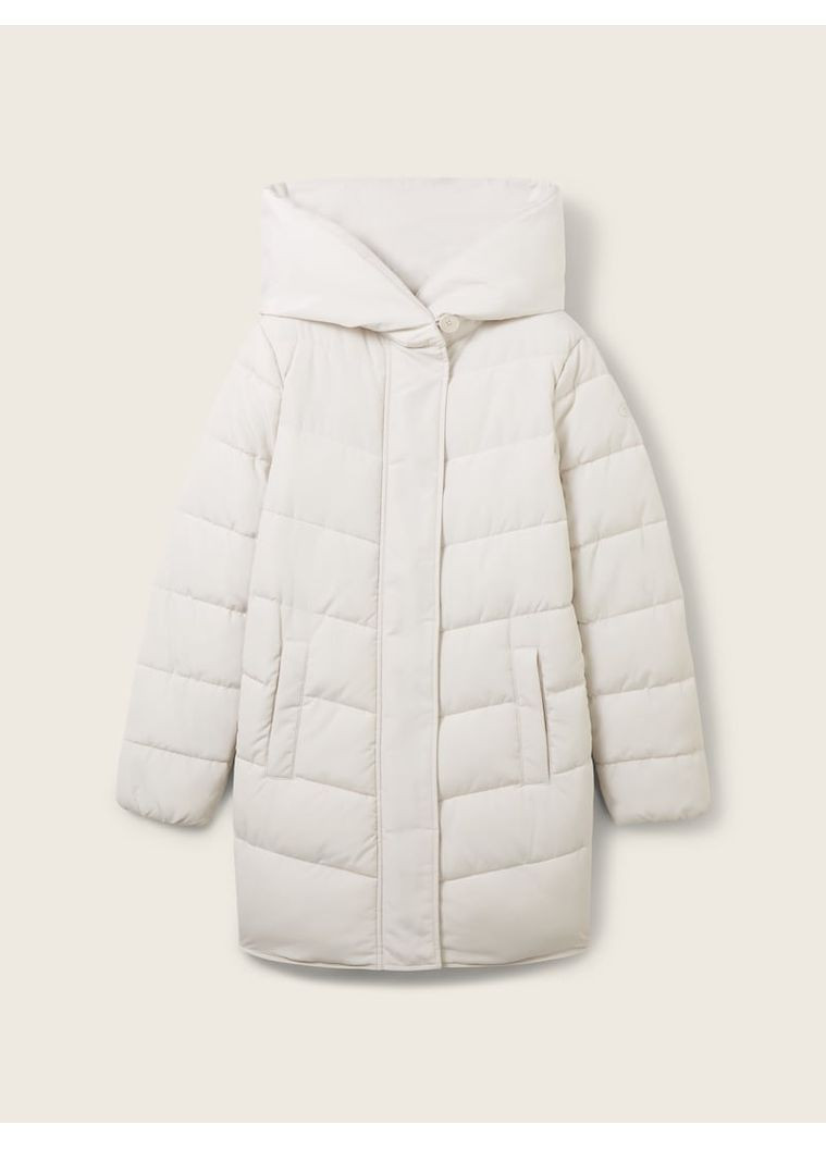 Біла зимня куртка зимова Tom Tailor