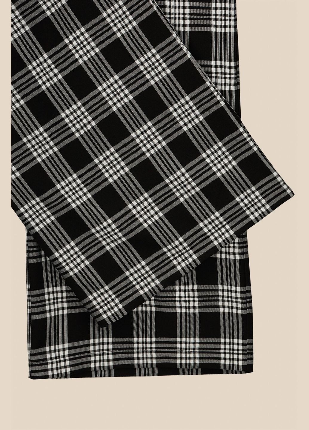 Черно-белые кэжуал демисезонные брюки LAWA