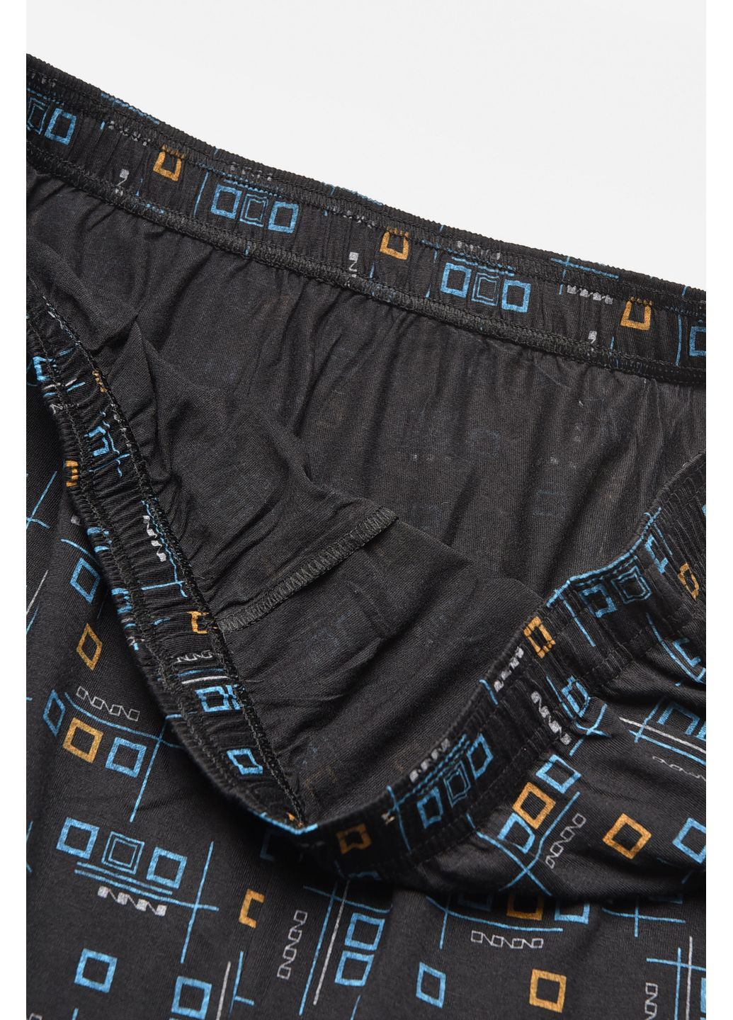 Труси сімейні чоловічі батальні чорного кольору Let's Shop (357075292)