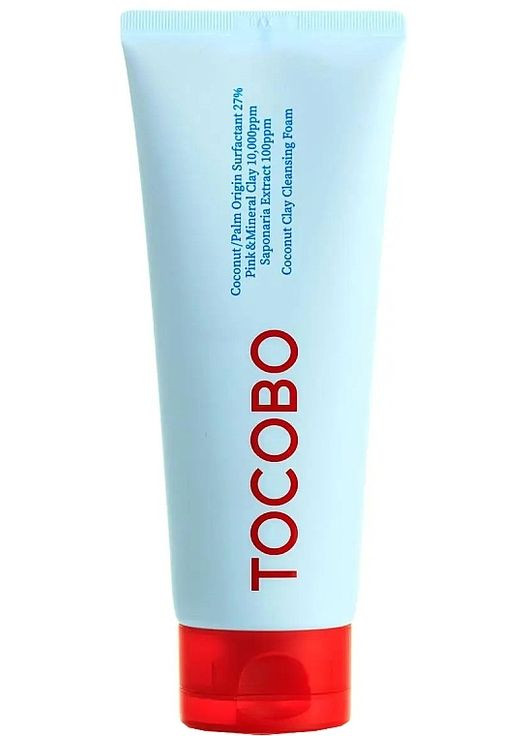 Очищувальна пінка з глиною Coconut Clay Cleansing Foam (пробник) 2ml (1229236-135557) TOCOBO (368613519)