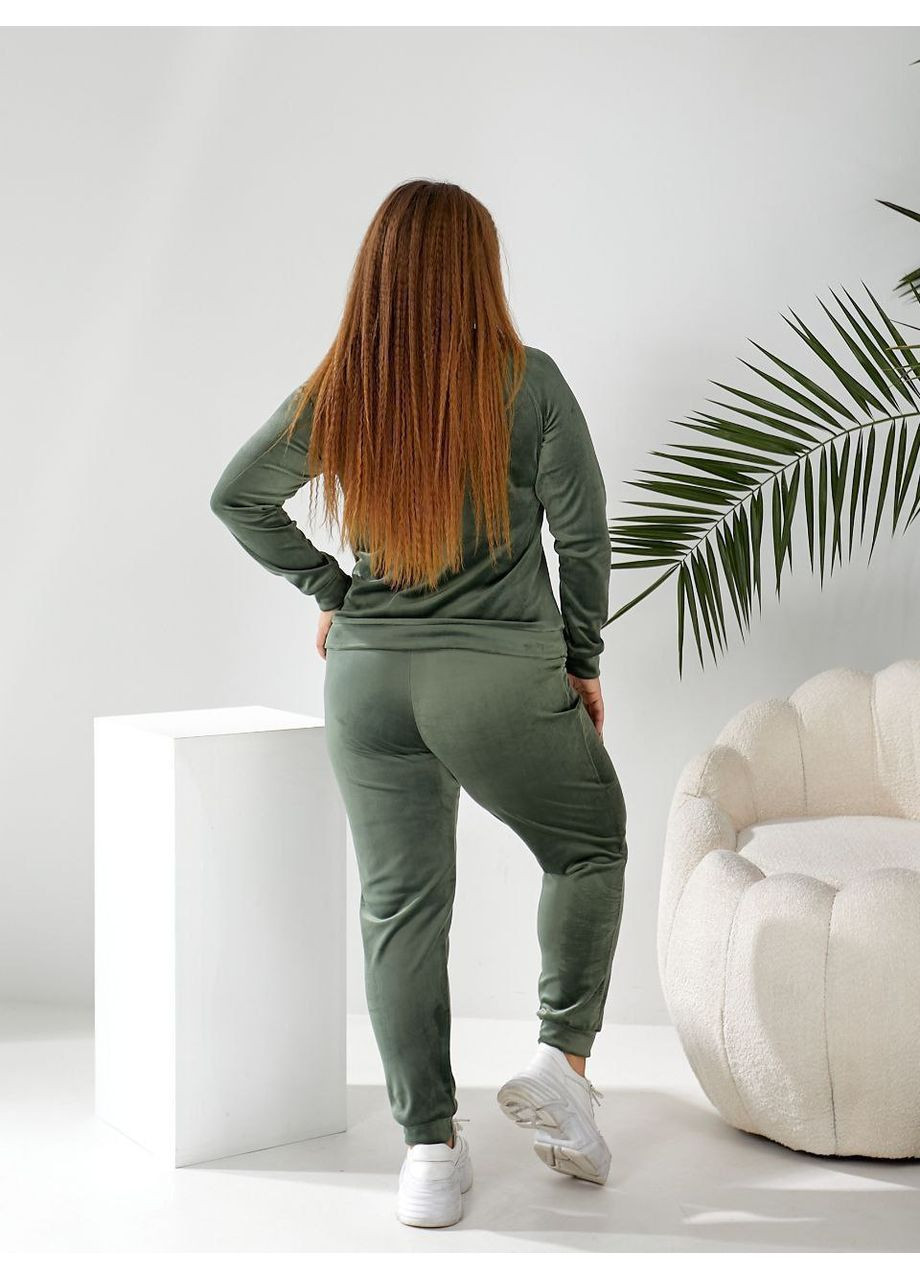 Жіночий велюровий спортивний костюм No Brand (350197776)