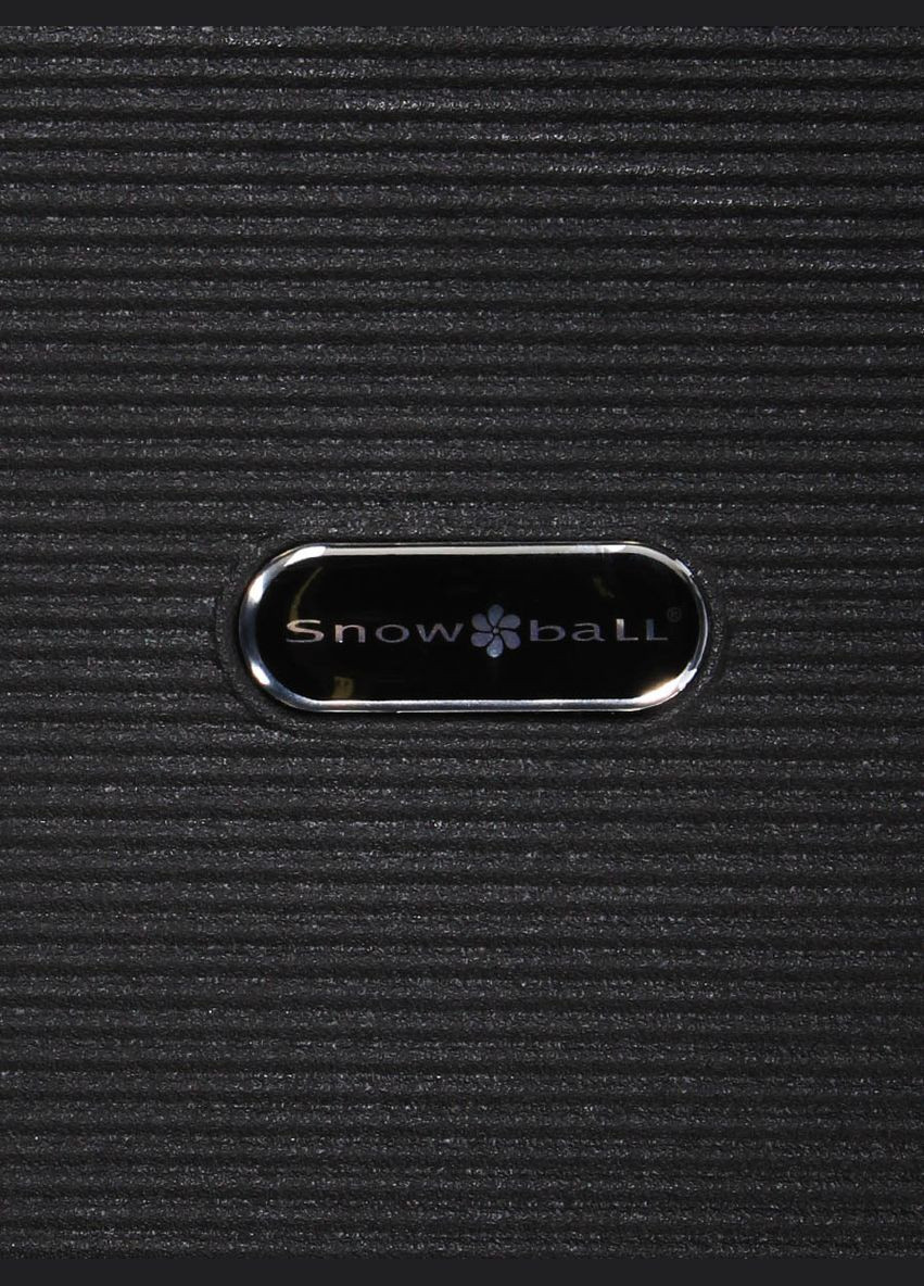 Чемодан средний M полипропилен 21204 67×47×27см 66+13л Черный Snowball (297643762)