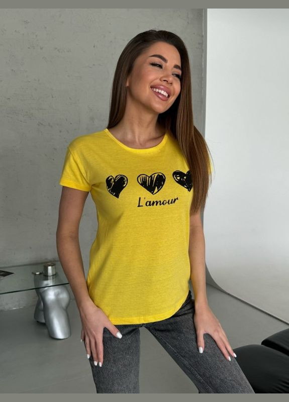 Футболка ISSA PLUS WN20-599 жовта Magnet - (301036963)