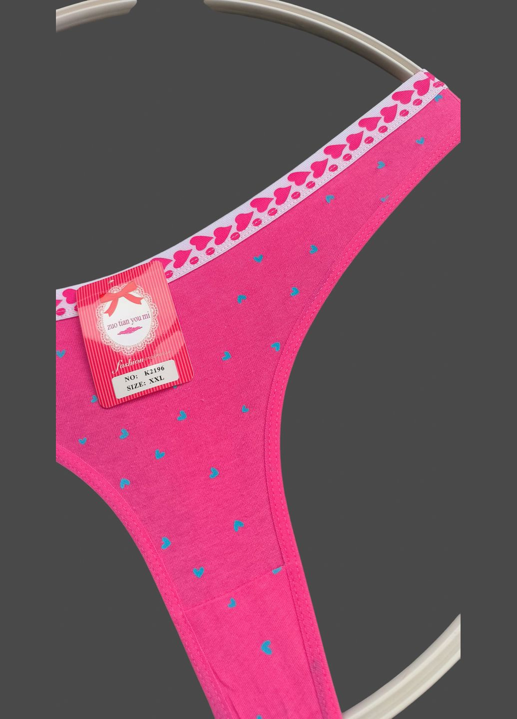 Хлопковые трусы стринги No Brand (325878588)