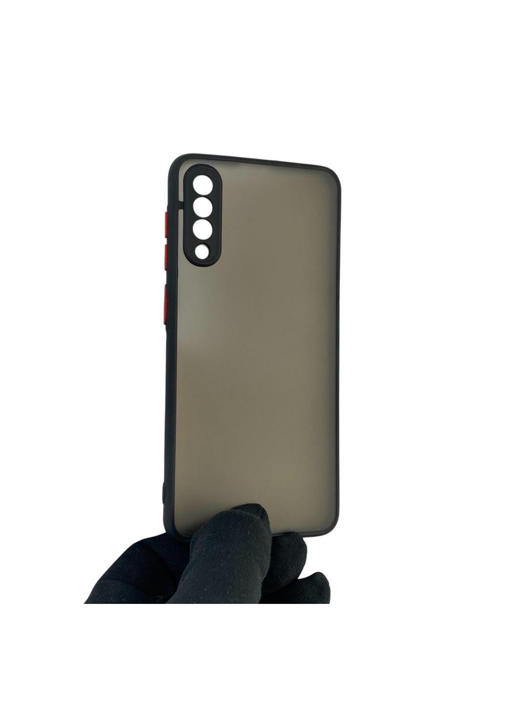 Чехол для телефона Galaxy A50s (SM-A507F) с высокими бортами с защитой камеры на самсунг а50с черный Samsung (366230923)