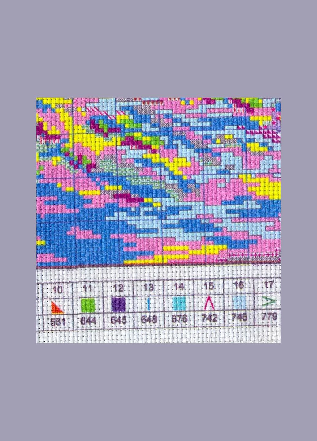 Набор для вышивания по нанесённой на канву схеме "Snowcovered landscape(5)". AIDA 14CT printed, 58*36 см Joy Sunday (313613455)