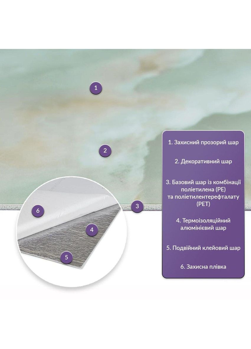 Самоклеящаяся стеновая PET плитка 600*300*2mm (D) SW-00002322 Sticker Wall (330139143)