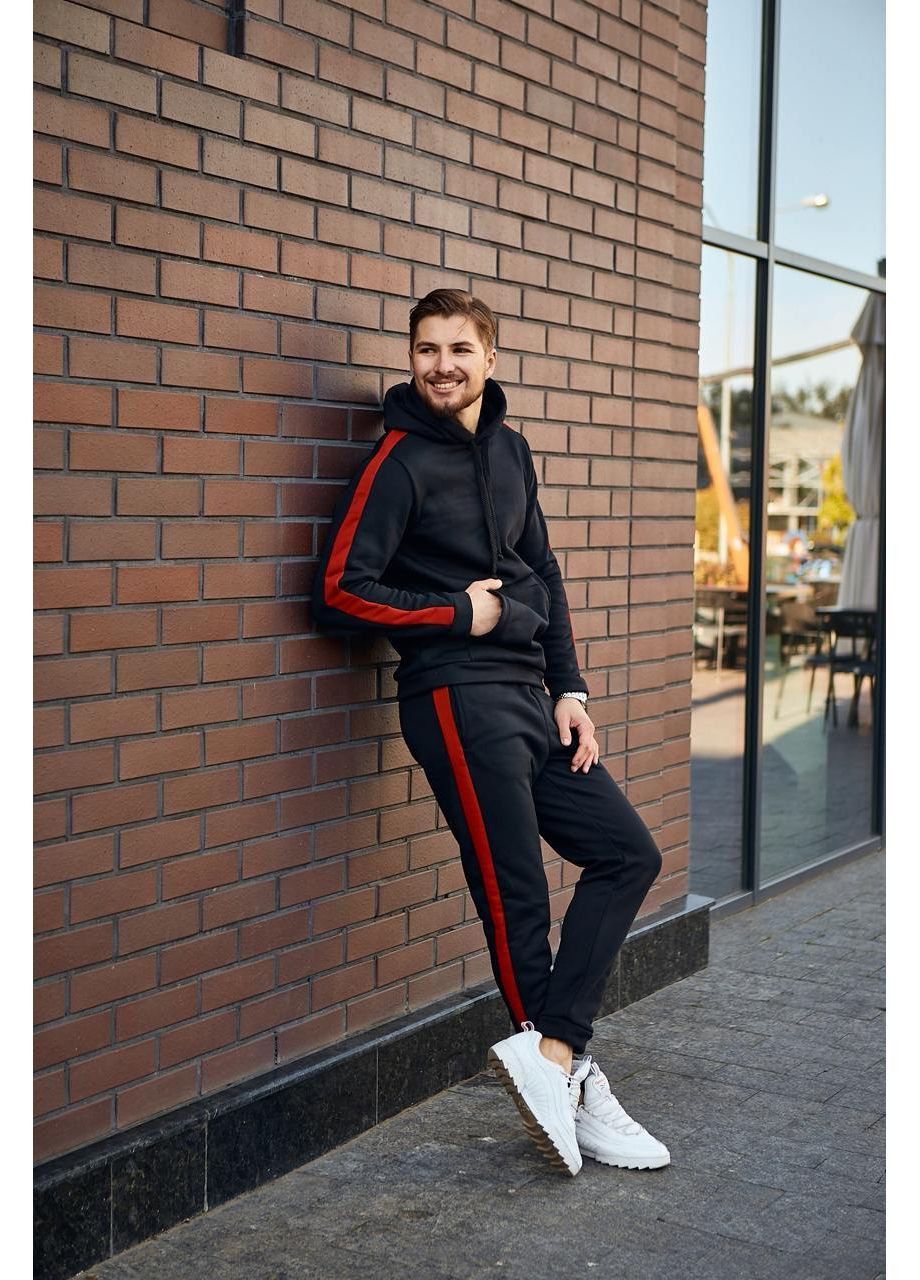 Костюм спортивный мужской на флисе No Brand спортивный костюм (360600031)