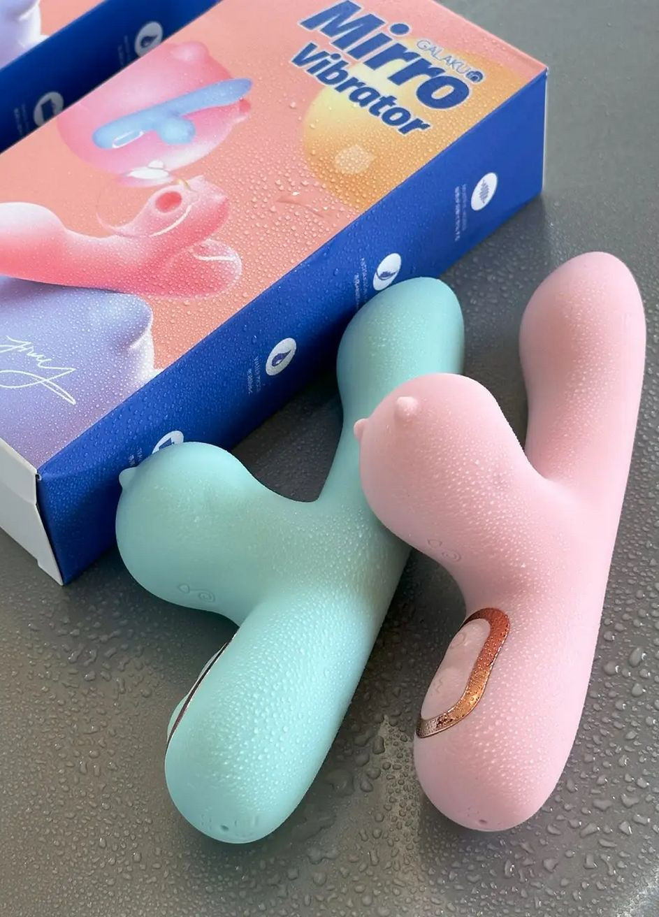 Компактный вибратор с вакуумной стимуляцией клитора розовый No Brand (316630626)