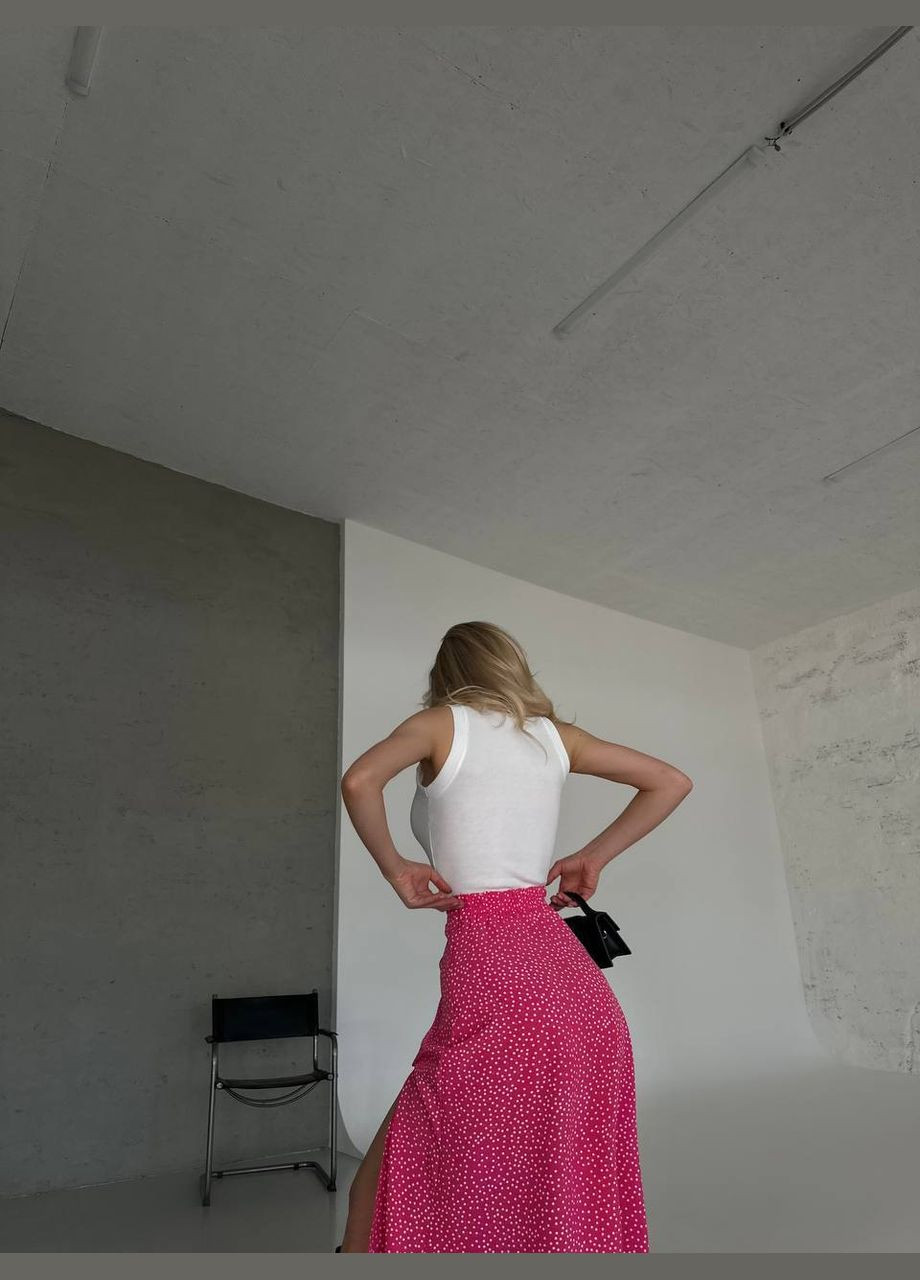 Костюм юбка в горошек и топ Adelante (335013558)