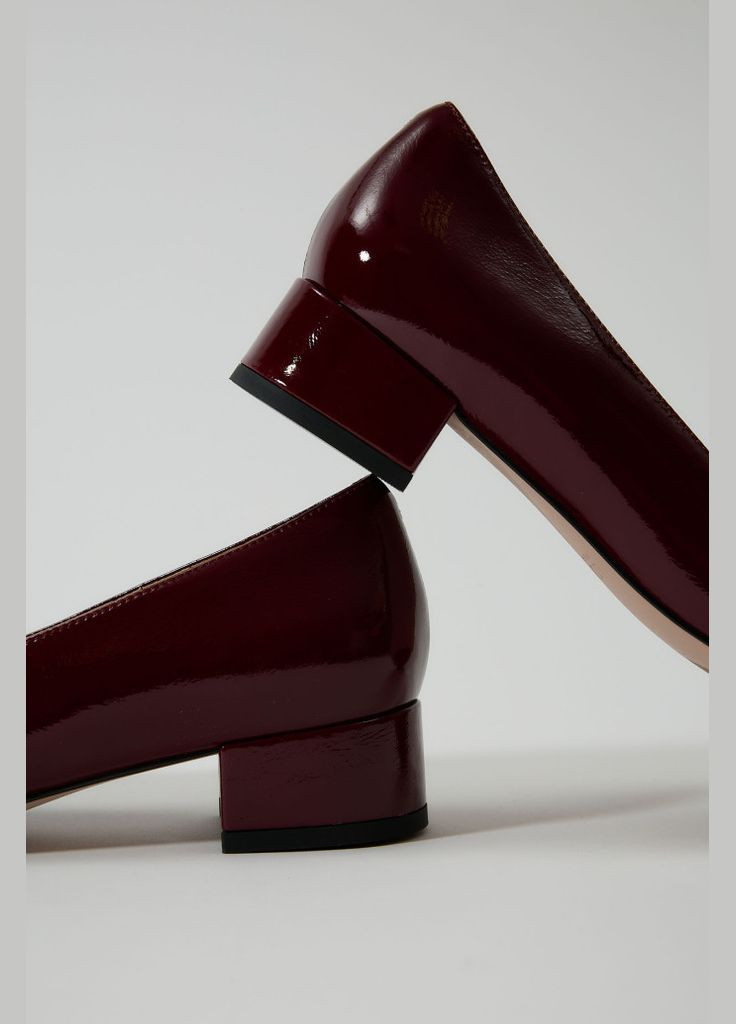 Lonza Туфлі 191771 бордовий з натуральна шкіра, україна — демісезон (300841808)