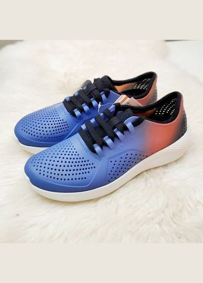 Синие literide sneakers крокс кроссовки лайтрайд Crocs