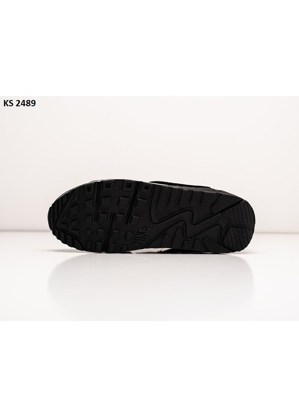 КРОССОВКИ ЖЕНСКИЕ NIKE AIR MAX 90 FUTURA BLACK НАЙК АИР МАКС 90 No Brand чёрные демисезоны (368870100)