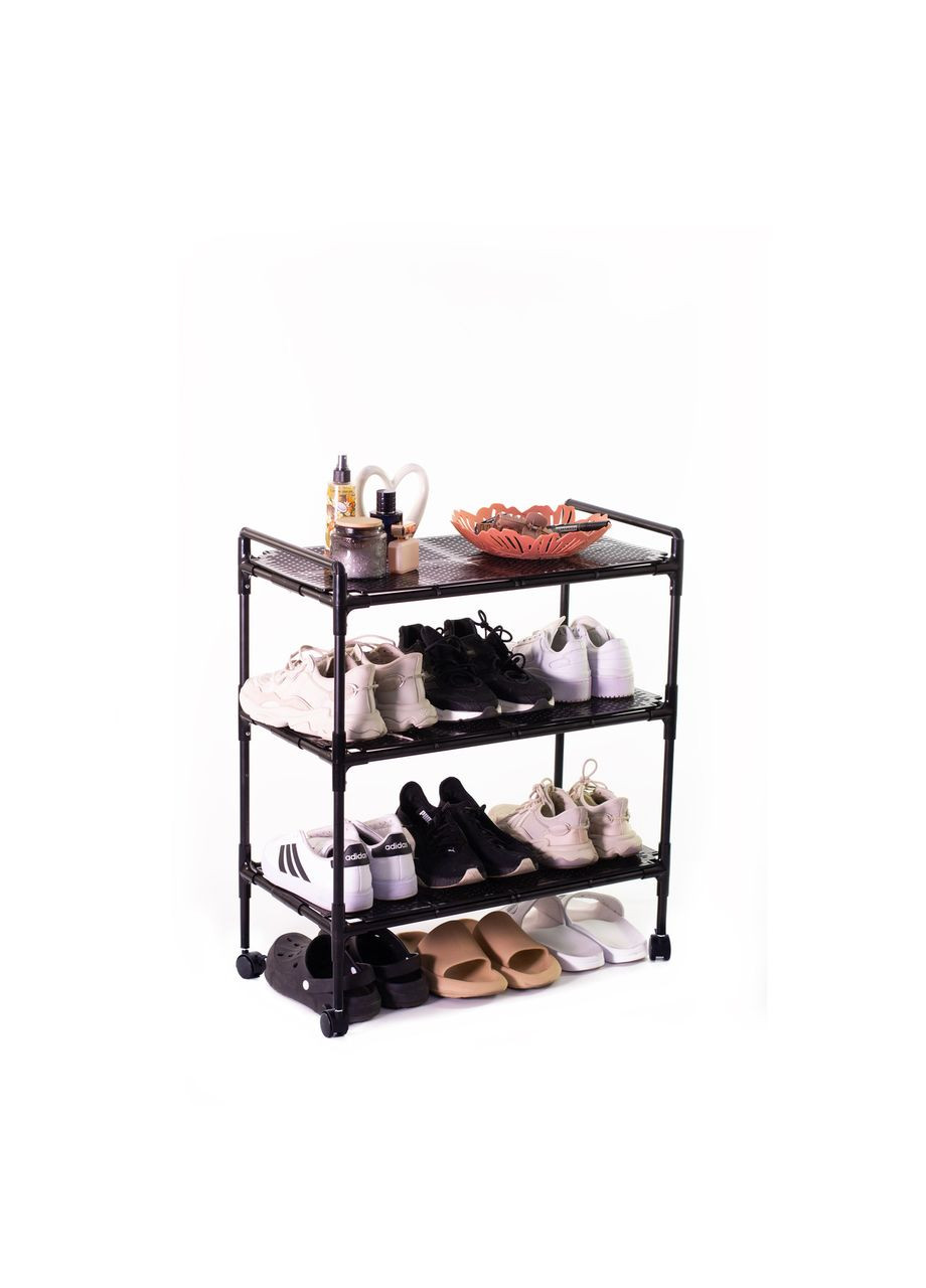 Металлическая подставка для обуви ShoeFlex. Полкастеллаж для обуви в прихожую. Metaplant (300854273)
