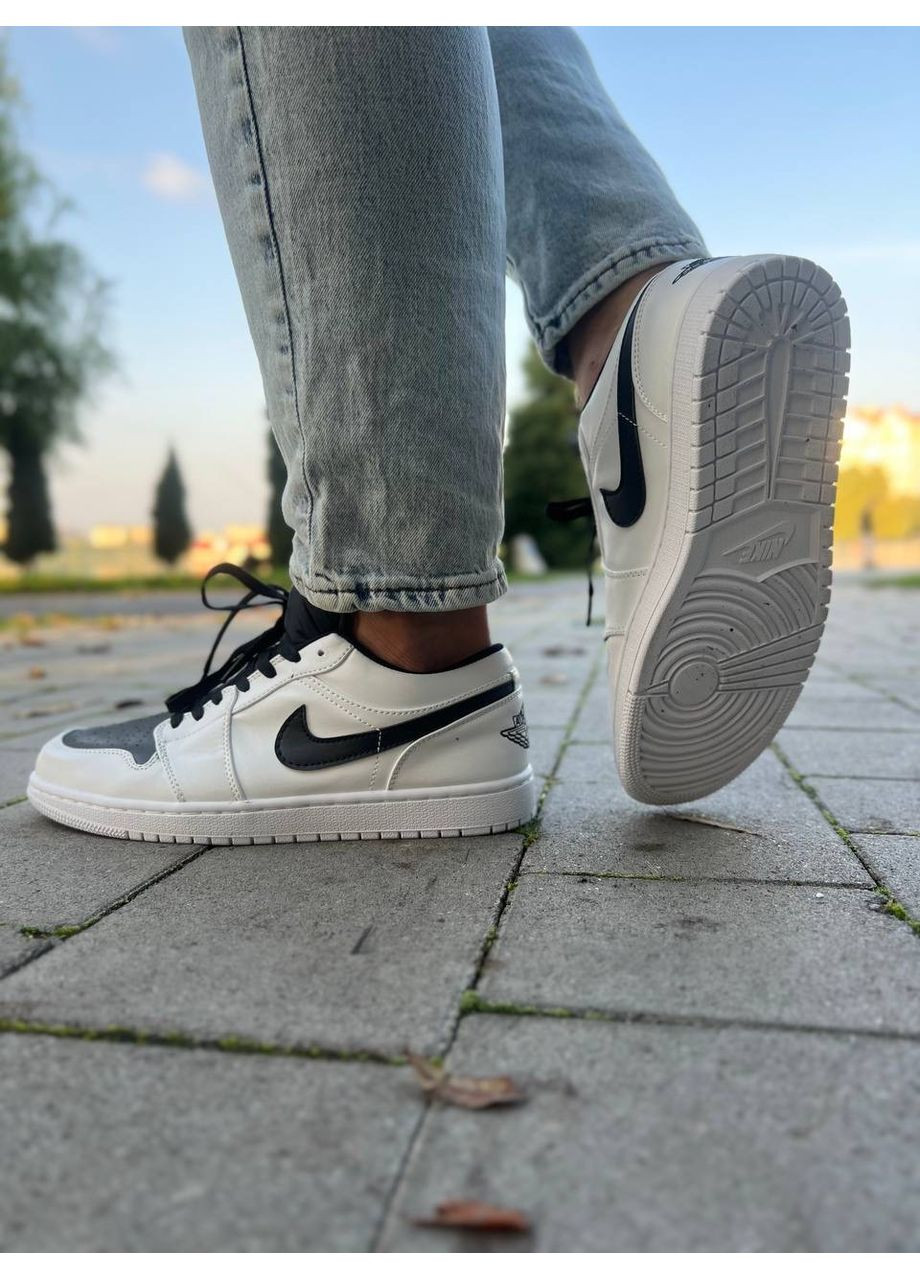 Комбіновані Осінні кросівки чоловічі nike air jordan 1 low+ найк аір джордан No Brand