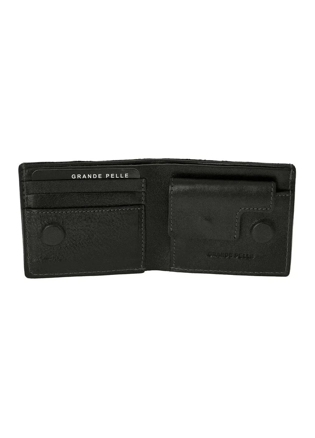 Кошелек мужской на магните натуральна кожа 5056/10 Grande Pelle (376385770)