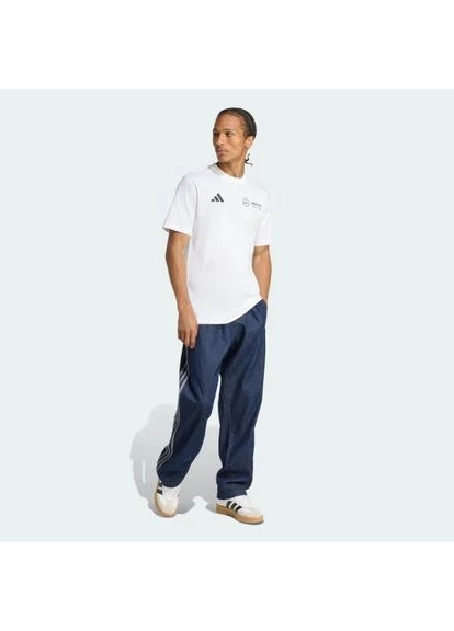 Біла футболка mercedes - amg petronas formula one team graphic white kh1084 adidas