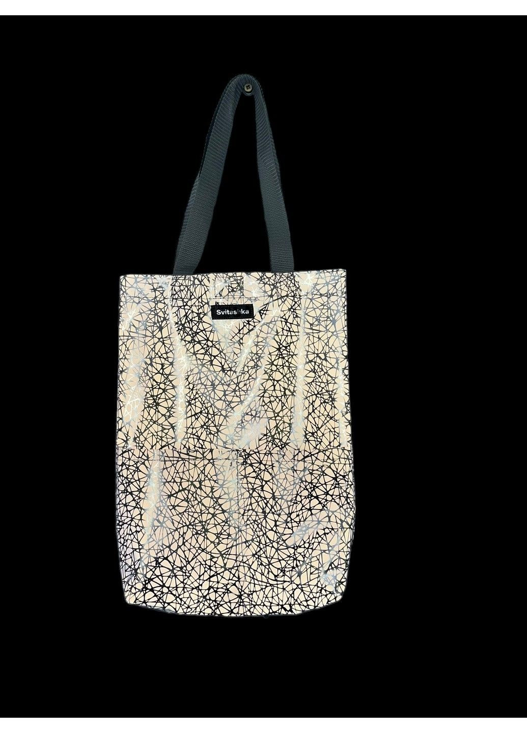 Светоотражающая сумка Svitashka Паутинка с карманами на кнопке No Brand (289386186)