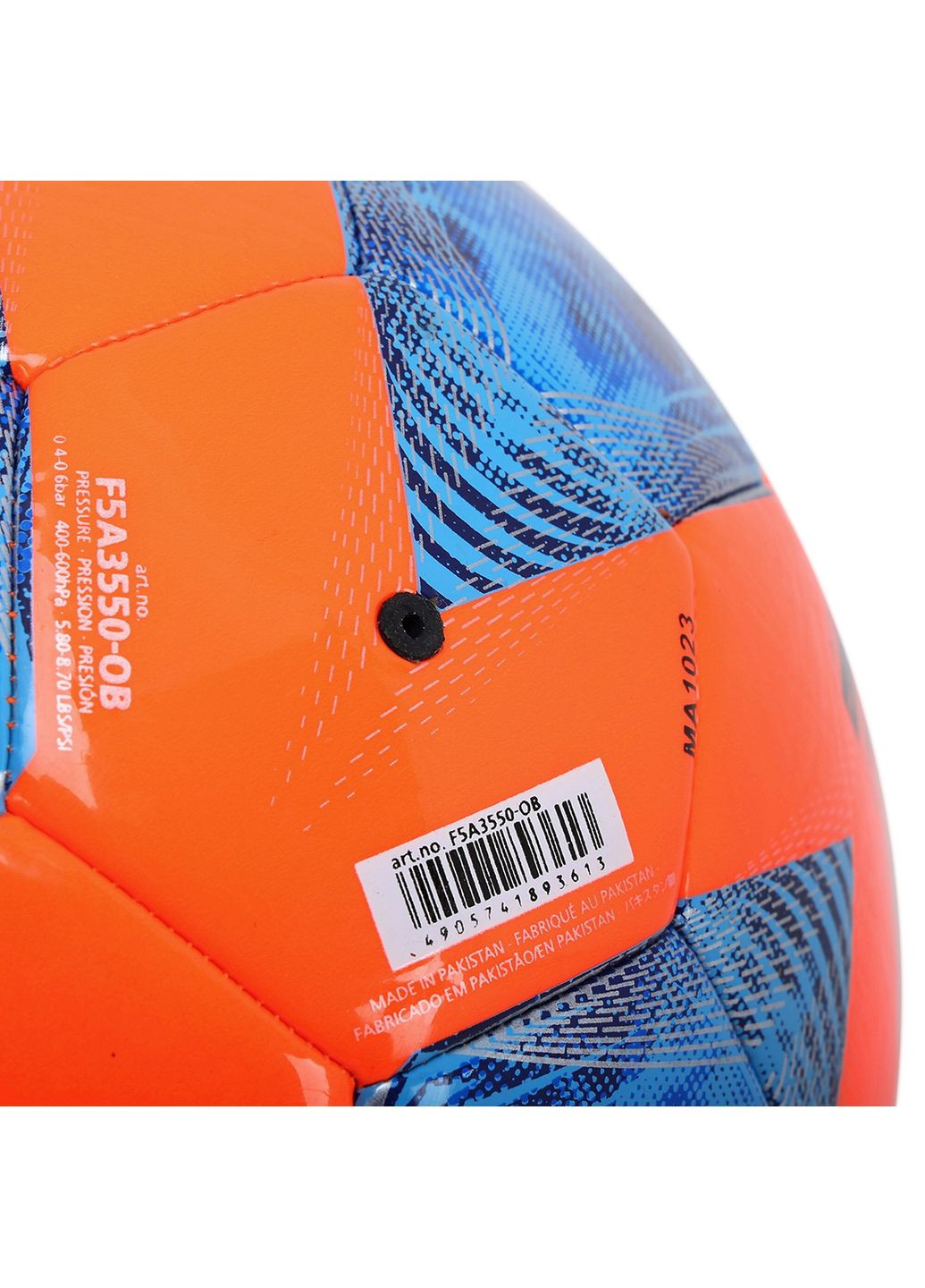 Мяч футбольный пляжный Beach Soccer Оранжево-синий (размер 5) F5A3550OB Molten (367617721)