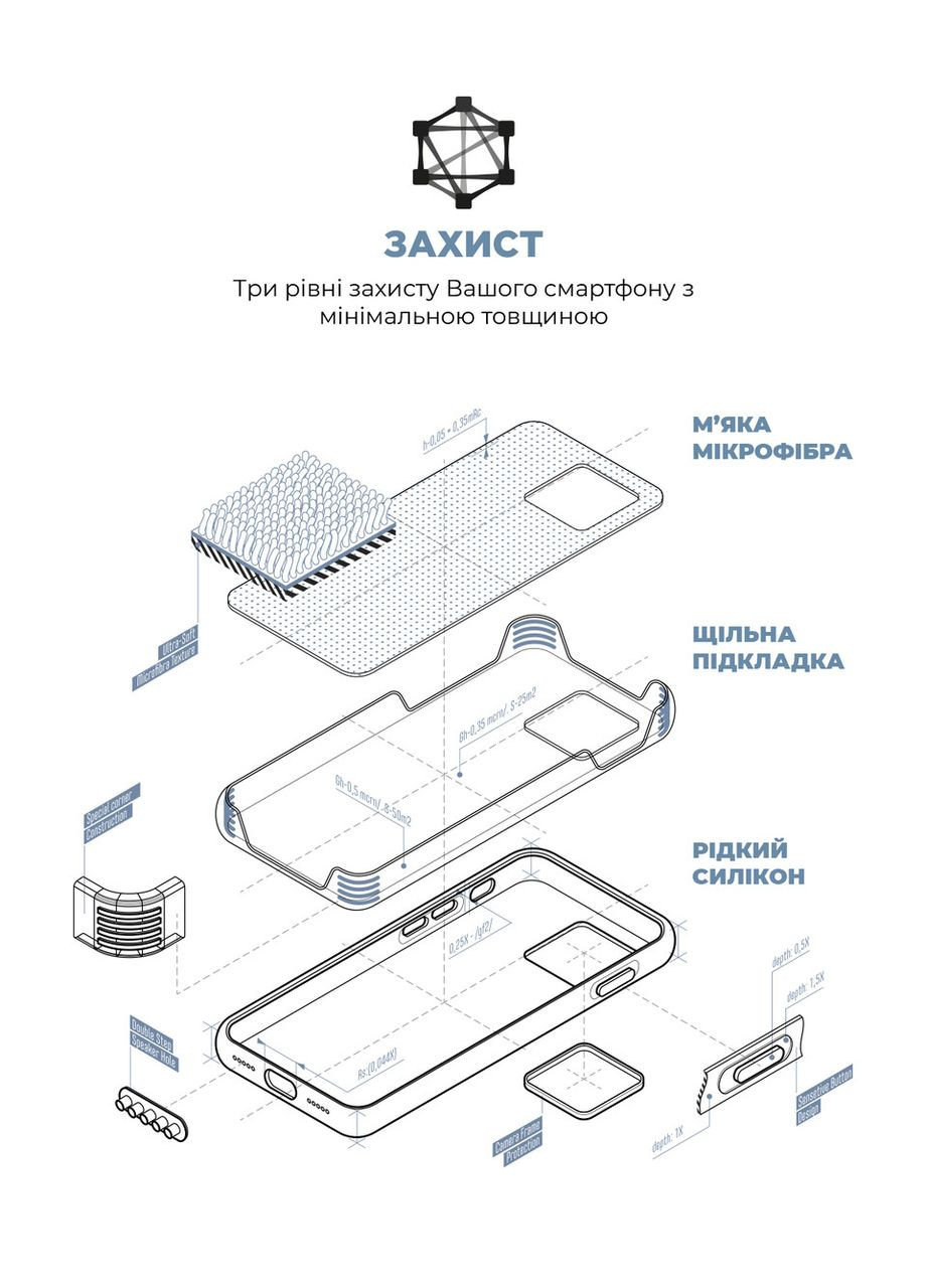Чехол ICON2 MagSafe для Apple iPhone 15 Plus Winter Blue (ARM72742) ArmorStandart (327885724)