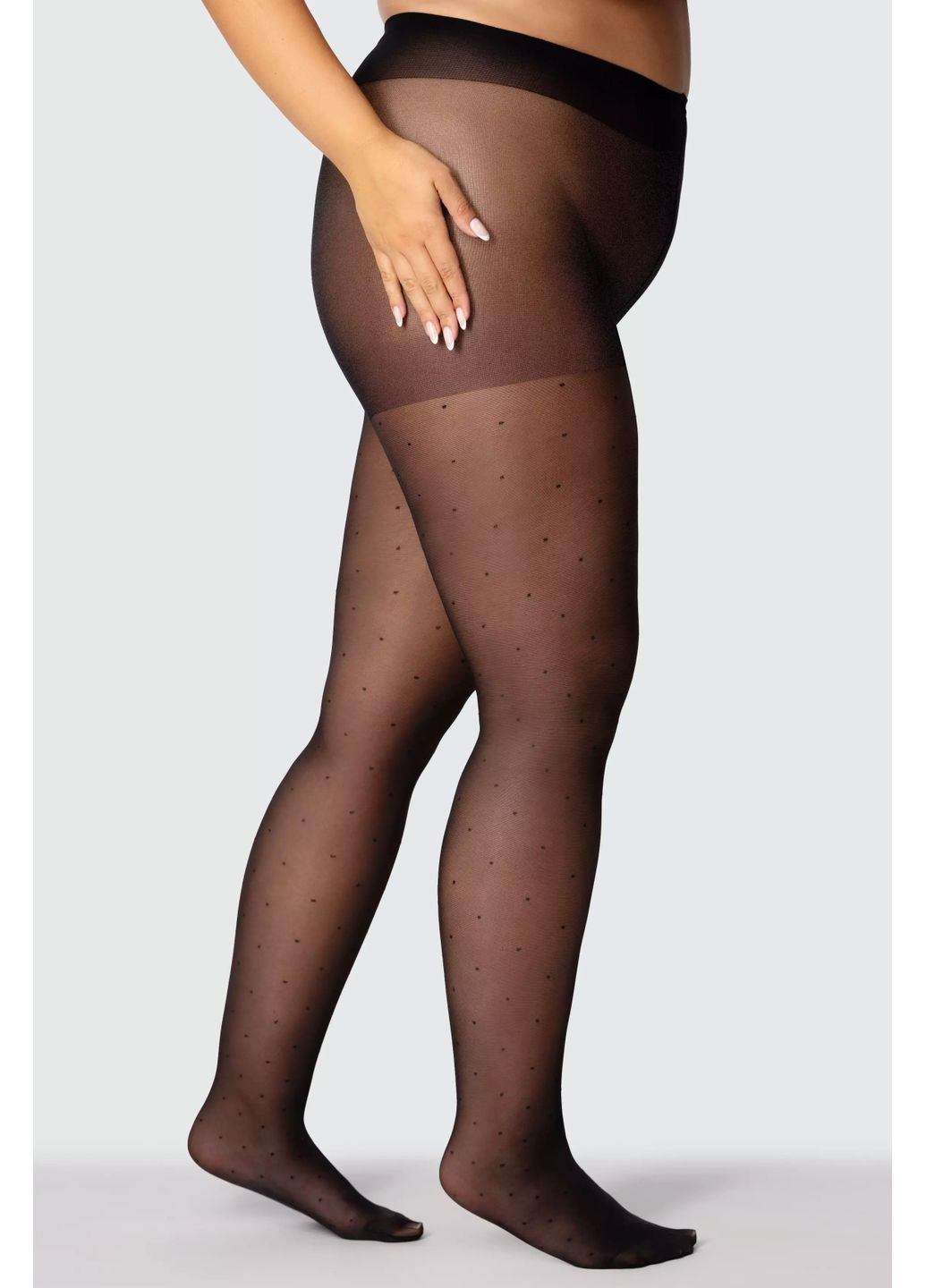 Колготки великого розміру з принтом Dots Right 30 Mona (349500543)
