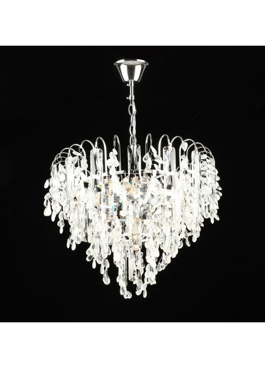 Люстра підвісна кришталева E2726/6, Хром Valeso (365877915)