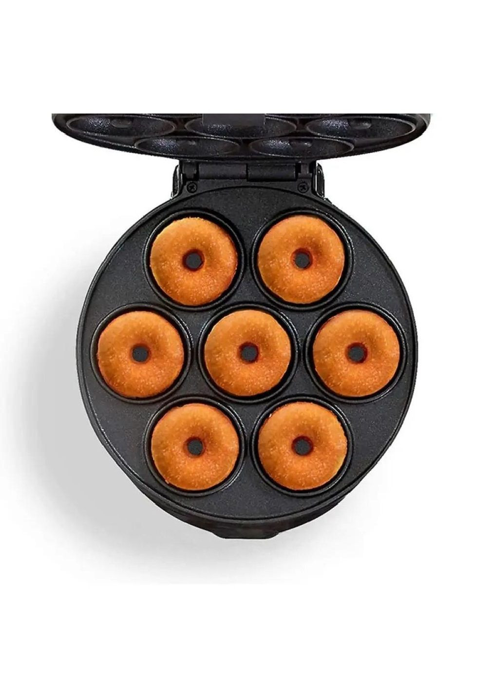 Аппарат машинка электрическая для приготовления пончиков с антипригарным покрытием на 7 штук 750 Вт (476793-Prob) Красная Unbranded (290983273)