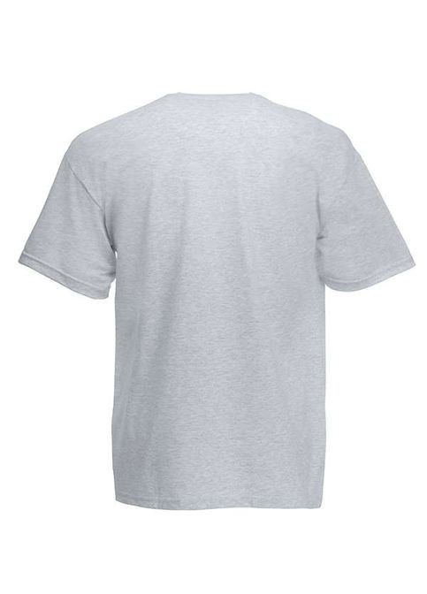 Сіра футболка чоловіча original t (061082032xl) з коротким рукавом Fruit of the Loom