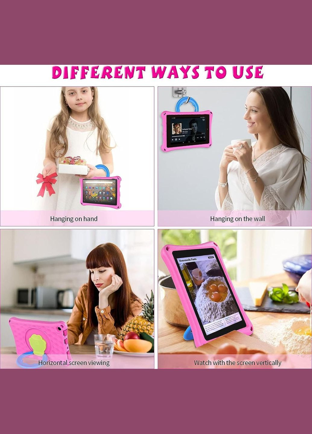 Планшет детский Fire HD10 3/64GB 13th Gen с противоударным чехлом Amazon (370159483)